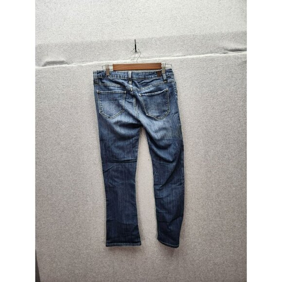 Vera Wang Simply Vera Womens Medium Blue Denim Jeans 6 Regular - Picture 3 of 5